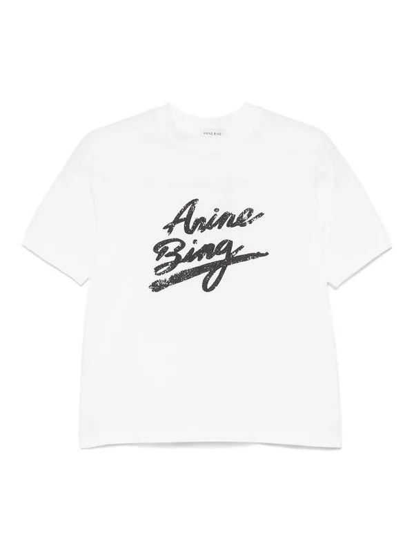Anine Bing T-Shirt - Blanc - Blanc - Femme | A0810524IVY1
