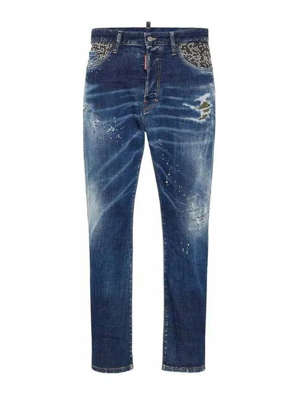Dsquared2 Jean Bootcut - Bleu - Bleu - Homme | S30342S74LB1644470