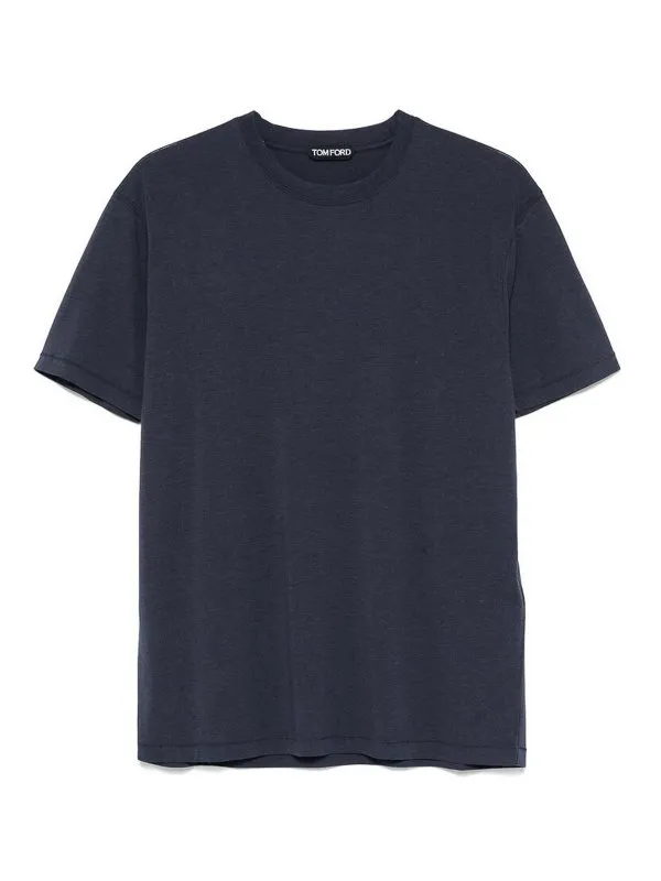 Tom Ford T-Shirt - Bleu - Bleu - Homme | JMT002S23JCS004HB785