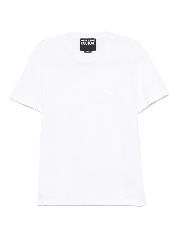 Versace Jeans Couture T-Shirt - Blanc - Blanc | 78GAHT00CJ00TG03