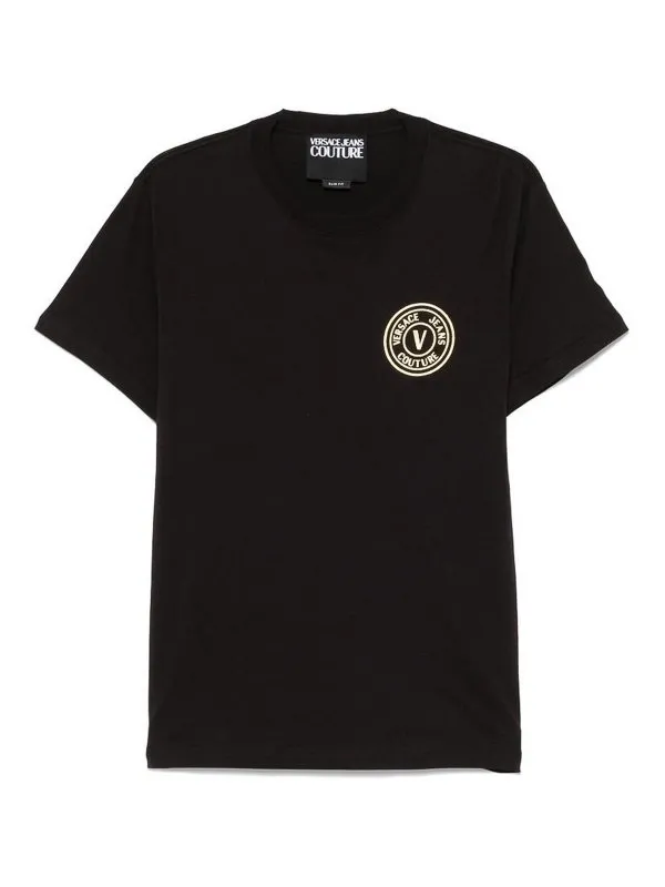 Versace Jeans Couture T-Shirt - Noir - Noir | 78GAHT00CJ00TG89