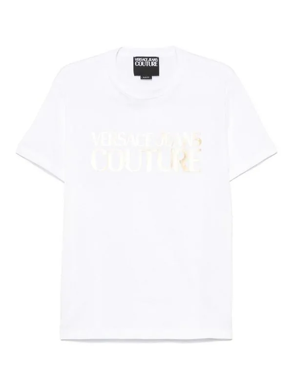 Versace Jeans Couture T-Shirt - Blanc - Blanc | 78GAHT05CJ00TG03