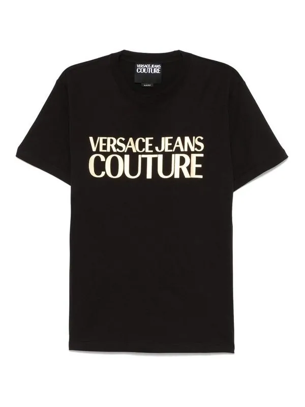 Versace Jeans Couture T-Shirt - Noir - Noir | 78GAHT05CJ00TG89
