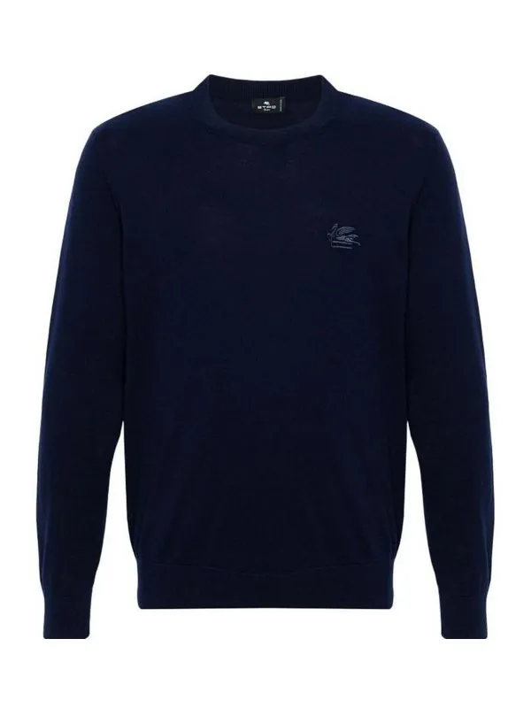 Etro Pull Col Bateau - Bleu - Bleu - Homme | MRMA0017AC271B0065