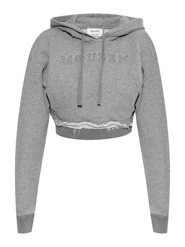 Alexander Mcqueen Sweat-Shirts - Gris - Gris | 815497QLAD81015