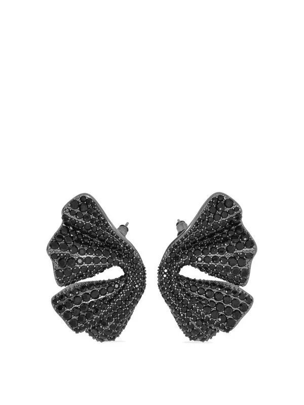 Ferragamo Boucles D'Oreilles - Noir | 781393760823RUTENIOBLACK