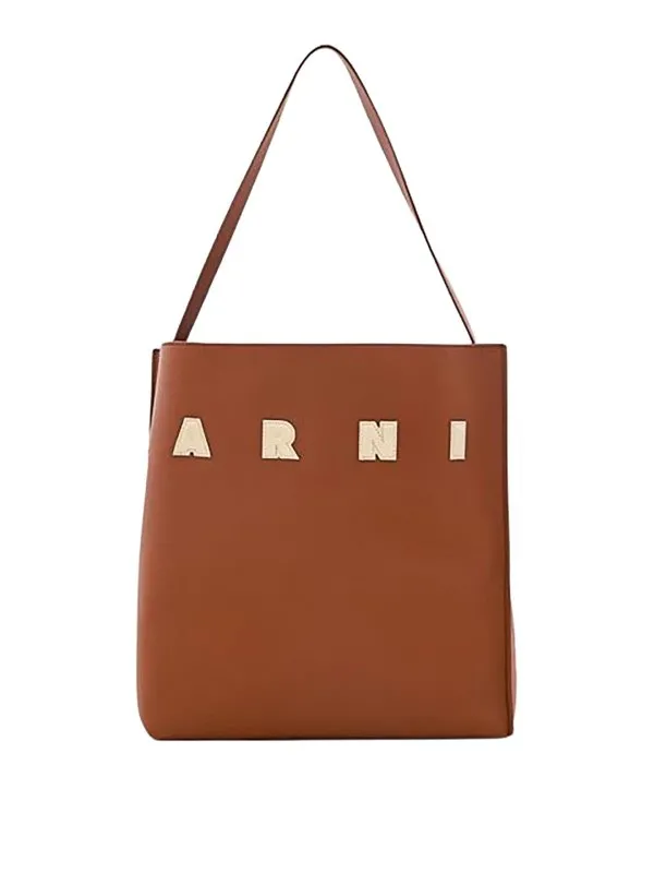 Marni Sac Cabas - Marron Clair - Femme | SHMP0106U0P6483ZO722