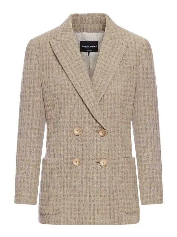 Giorgio Armani Veste Casual - Gris - Beige | 3WHGG11BT047LU6AU