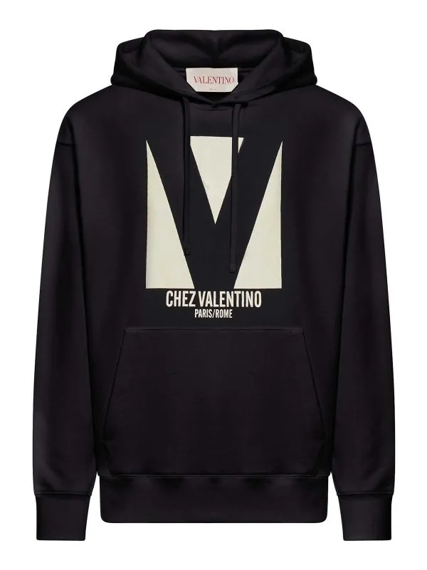 Valentino Garavani Sweat-Shirts - Noir - Noir | 6V3MF28NAQA0NO