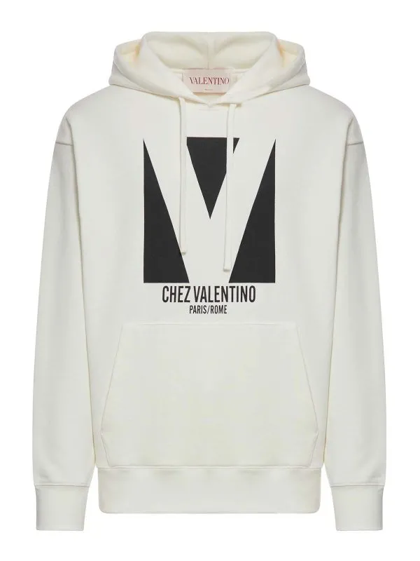 Valentino Garavani Sweat-Shirts - Blanc - Blanc | 6V3MF28NAQAA03