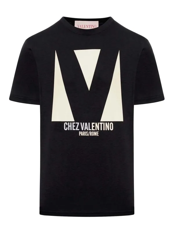Valentino Garavani T-Shirt - Noir - Noir - Homme | 6V3MG16PAQ90NO