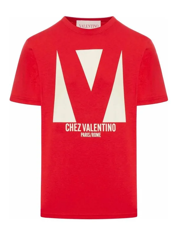 Valentino Garavani T-Shirt - Rouge - Rouge - Homme | 6V3MG16PAQ9157