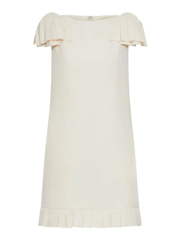 Valentino Garavani Robe Courte - Blanc - Blanc | 6B3VAEQ01CFA03