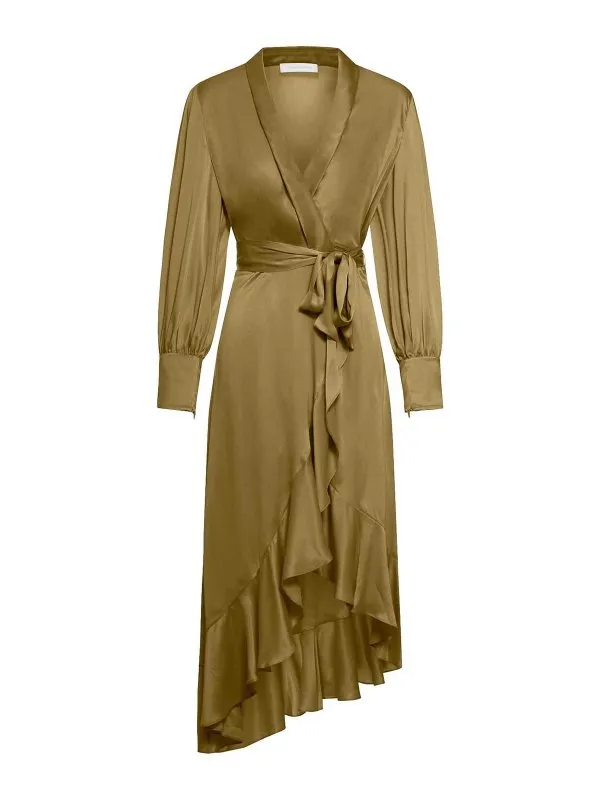 Zimmermann Robe Au Genou - Vert - Vert - Femme | 8066DR25RKHA