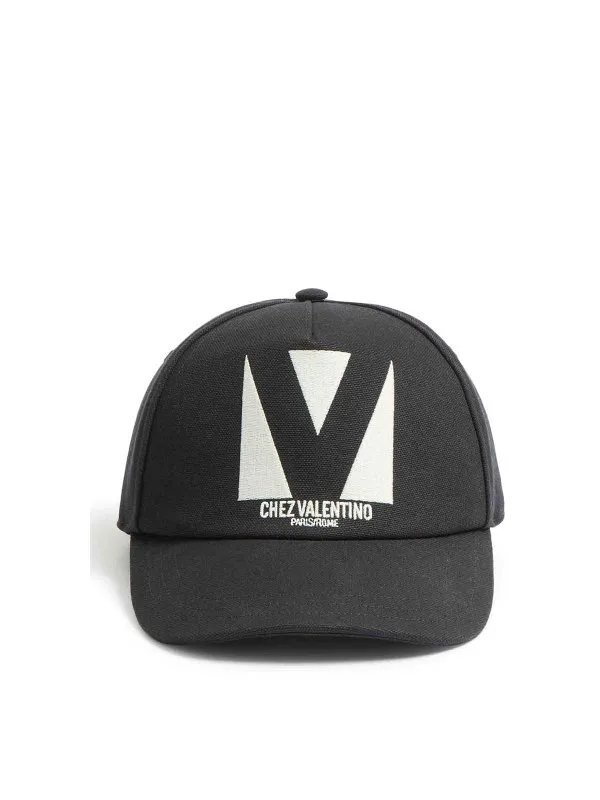 Valentino Garavani Chapeau - Noir - Noir - Homme | 6Y2HDA41WGJ0NA