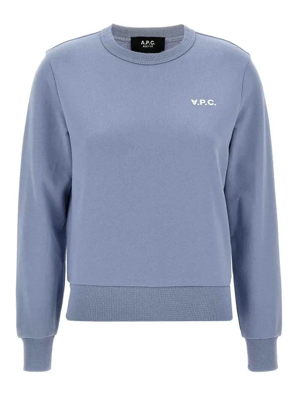 A.P.C. Sweat-Shirts - Bleu Clair - Bleu Clair | COHGOF27918ILA