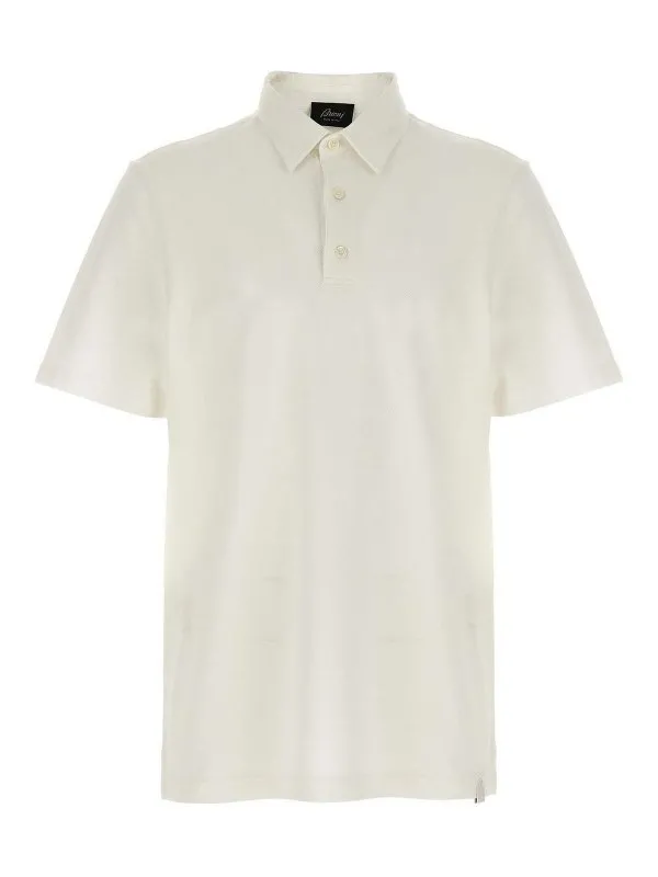 Brioni Polo - Blanc - Blanc - Homme | UJSZ0LPA6279000