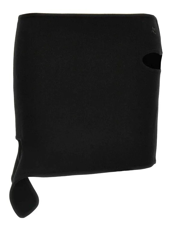 Courreges Jupe Midi - Noir - Noir - Femme | 125MJU231FI00019999