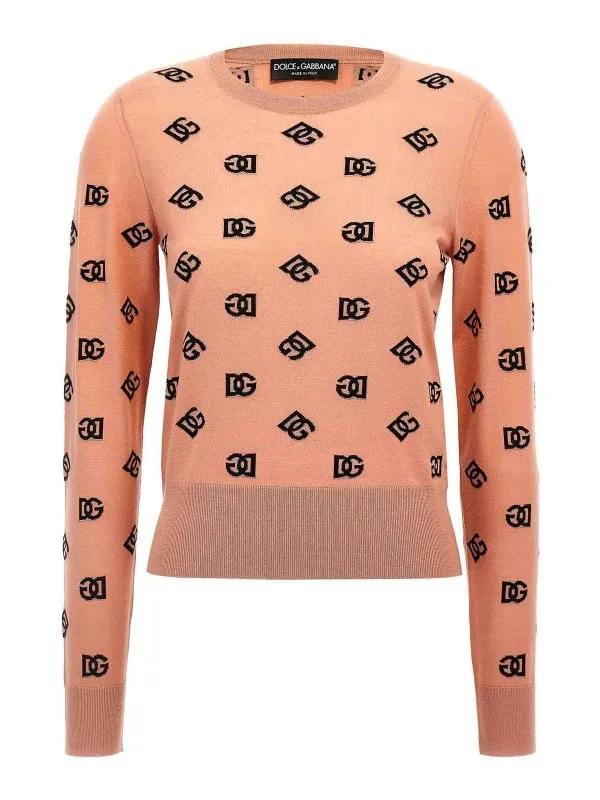 Dolce & Gabbana Pull Col Rond - Couleur Chair | FXJ34TJFMGSF0473