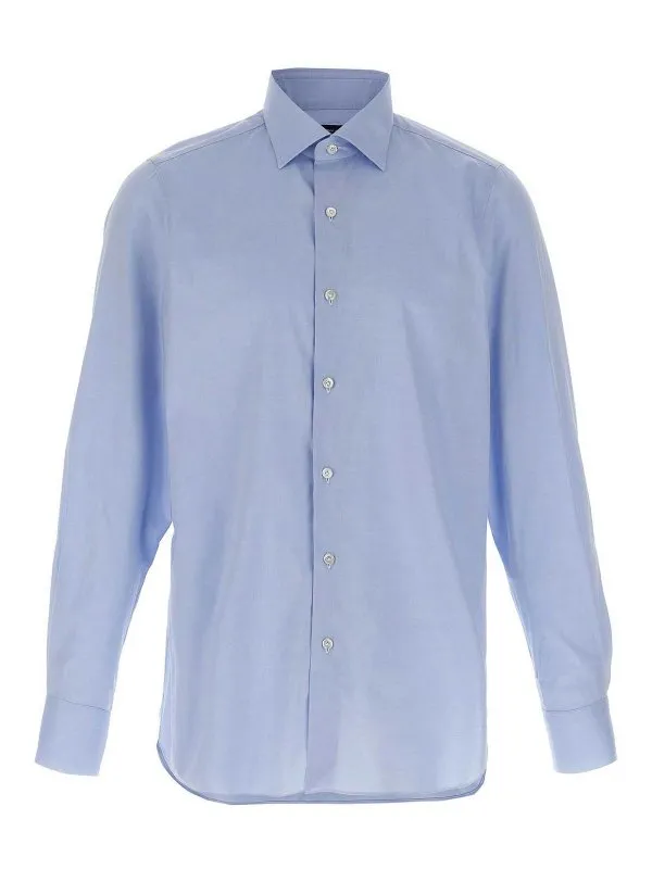 Finamore 1925 Chemise - Bleu Clair - Bleu Clair - Homme | C021702