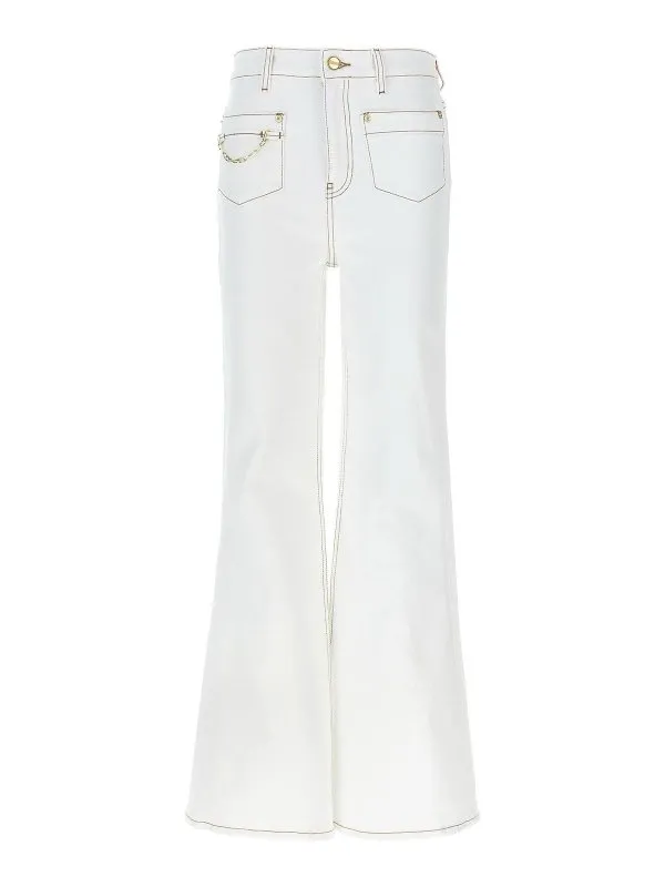 Ganni Jean Bootcut - Blanc - Blanc - Femme | J1659151
