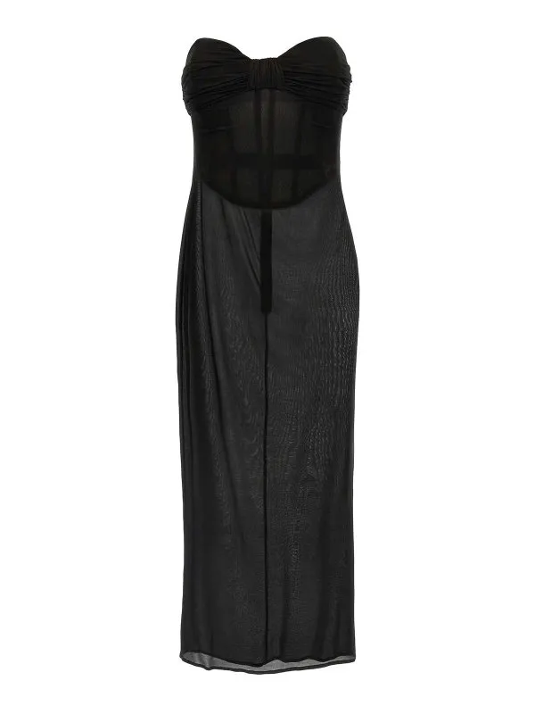 Magda Butrym Maxi Robe - Noir - Noir - Femme | 243425BLACK