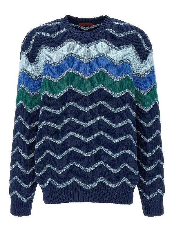 Missoni Pull Col Rond - Multicolore - Homme | US25SN09BK044LS72JR