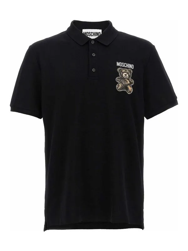 Moschino Polo - Noir - Noir - Homme | 160102421555 | thebs.com