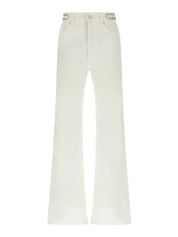 Rabanne Jean Bootcut - Blanc - Blanc - Femme | 24FCPA245CO0526P170