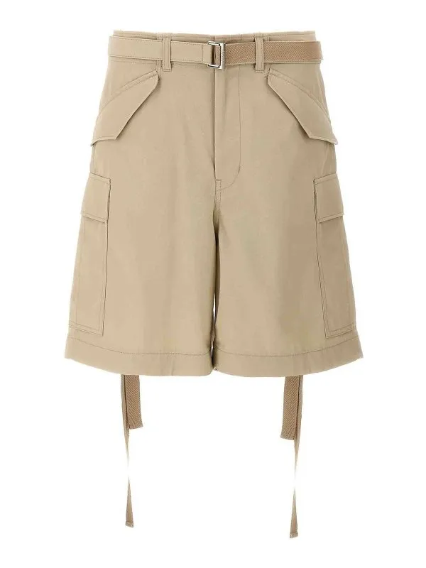 Sacai Short - Beige - Beige - Homme | 2503610M651 | thebs.com