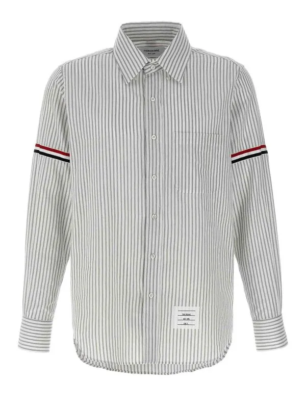 Thom Browne Chemise - Gris - Gris - Homme | MWL301OF0810035