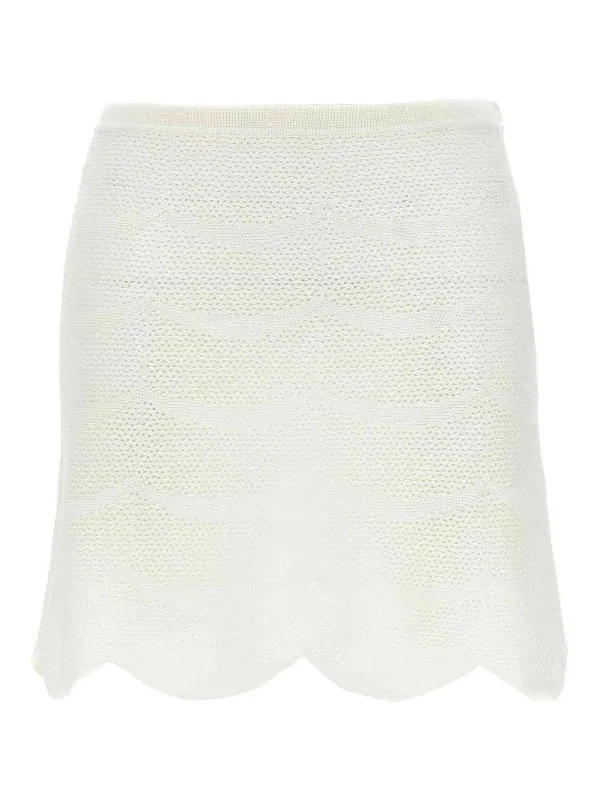 Tom Ford Jupe Midi - Blanc - Blanc - Femme | GCK215YAX844AW002