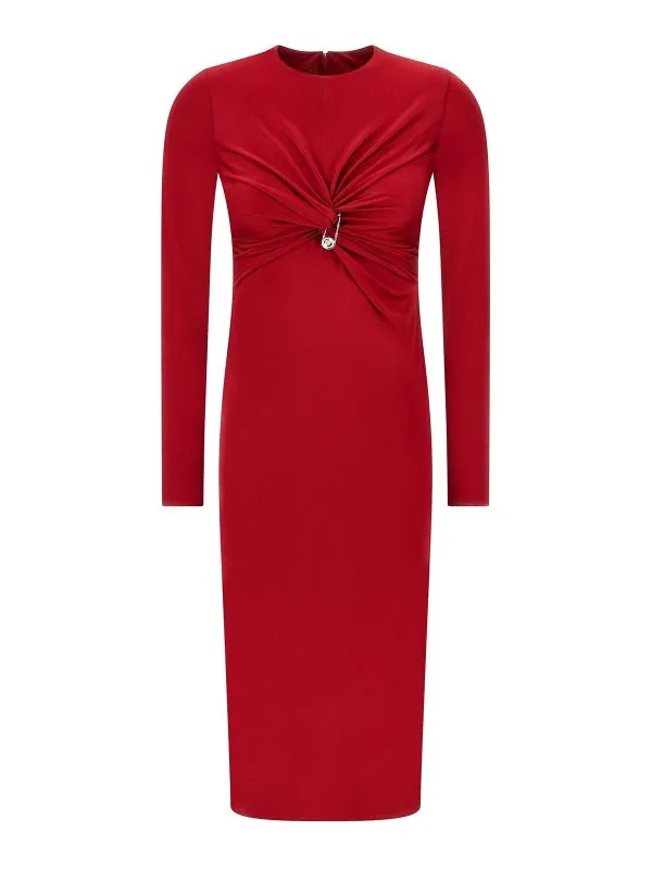 Versace Maxi Robe - Rouge - Rouge - Femme | 10184751A124971RB30