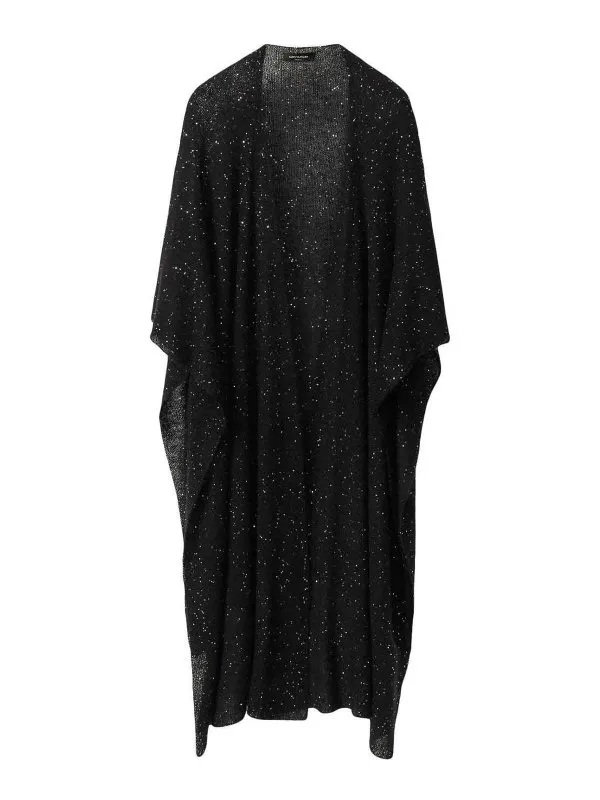 Fabiana Filippi Écharpe - Noir - Noir - Femme | SAD265A811D817825