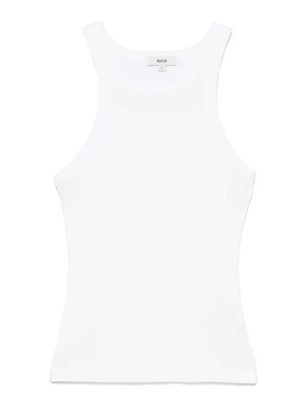 Agolde Top - Blanc - Blanc - Femme | A73561260WHT | thebs.com
