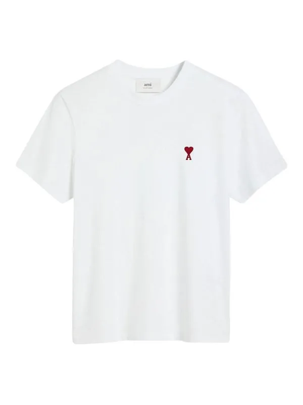 Ami Paris T-Shirt - Blanc - Blanc - Homme | BFUTS035724100