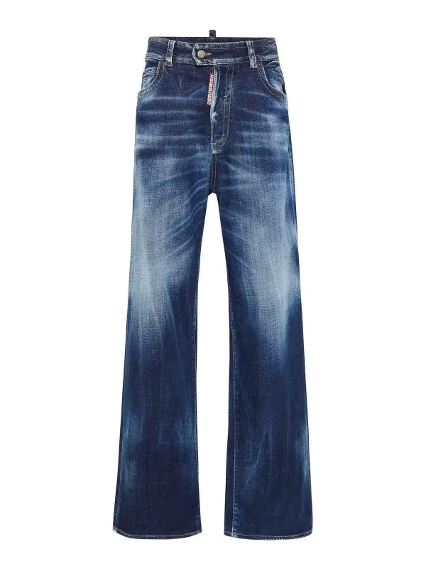 Dsquared2 Jean Bootcut - Bleu Foncé - Femme | S75LB1038S30664470