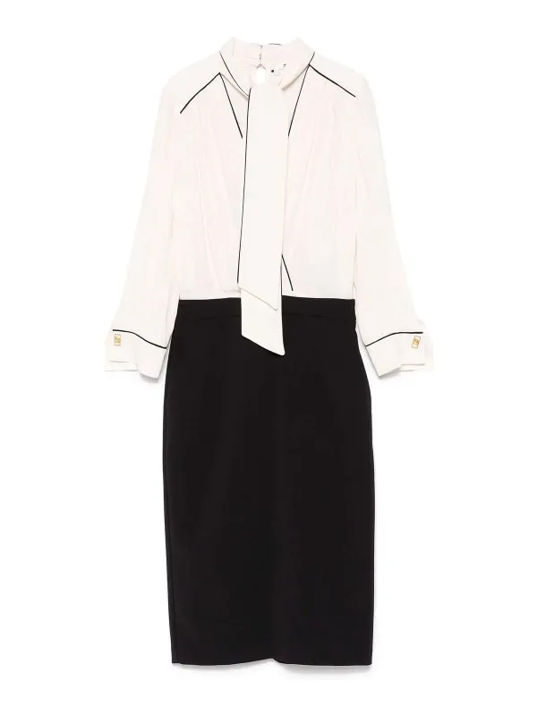 Elisabetta Franchi Robe Courte - Beige - Beige | AB77151E2E84