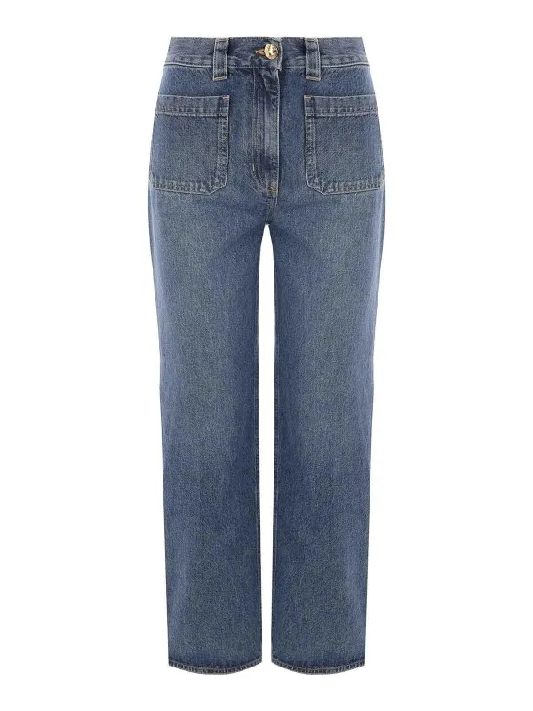 Elisabetta Franchi Jean Bootcut - Bleu - Bleu | PJ91I51E2139