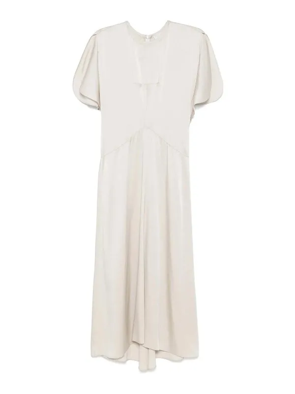 Isabel Marant Robe Au Genou - Blanc - Blanc | RO0681FAC1J04I20CK