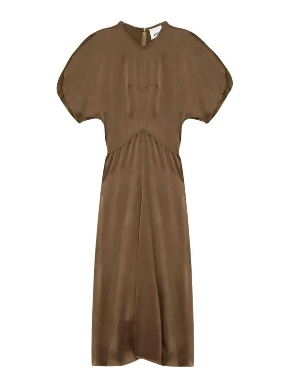 Isabel Marant Robe Au Genou - Bronze - Bronze | RO0681FAC1J04I50BZ