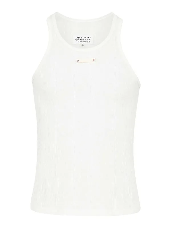 Maison Margiela Top - Crème - Crème - Homme | S50NL0049M20060101