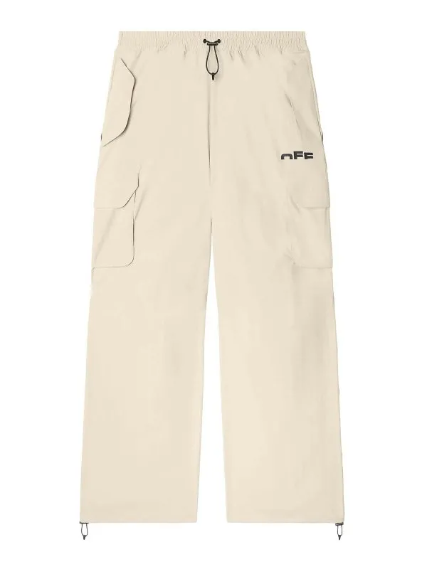 Off-White Pantalons De Sport - Gris Clair | OMCJ037S25FAB0010500