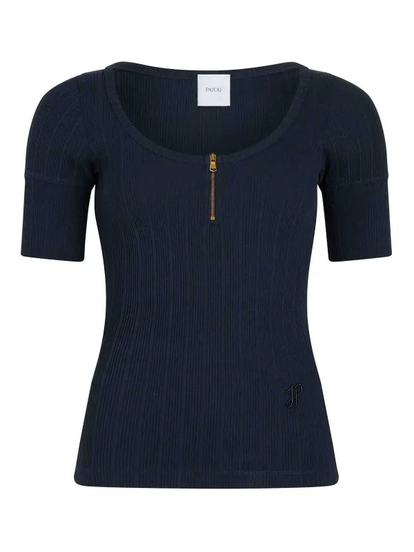 Patou T-Shirt - Noir - Noir - Femme | JE1489971699N | thebs.com