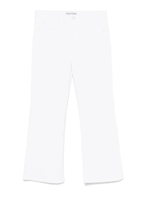 Pinko Jean Bootcut - Blanc - Blanc - Femme | 103860A2DUZ04