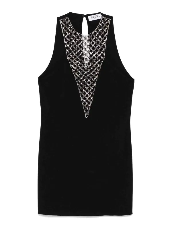 The Attico Robe Courte - Noir - Noir - Femme | 250WCA00391100