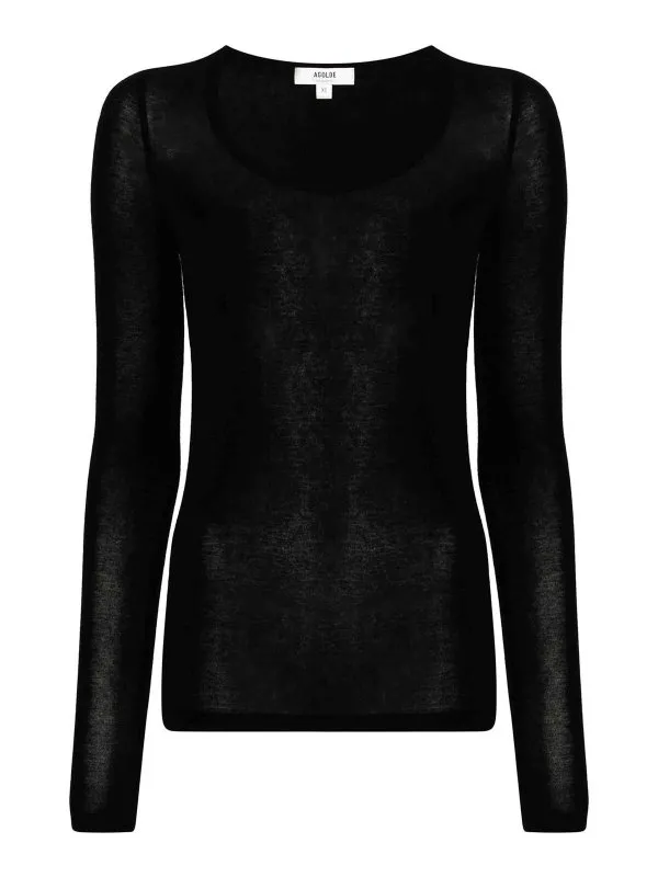 Agolde Top - Noir - Noir - Femme | A72851618BLK | thebs.com