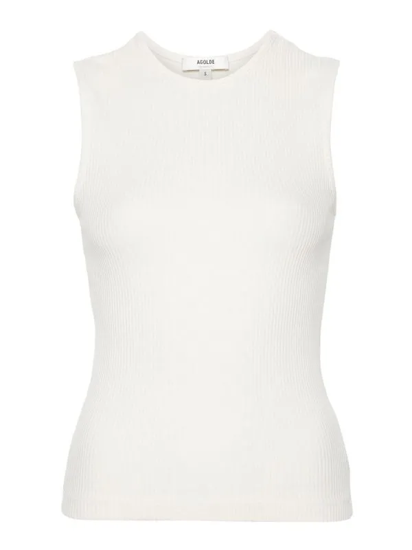 Agolde Top - Blanc - Blanc - Femme | A72923048OATMK | thebs.com
