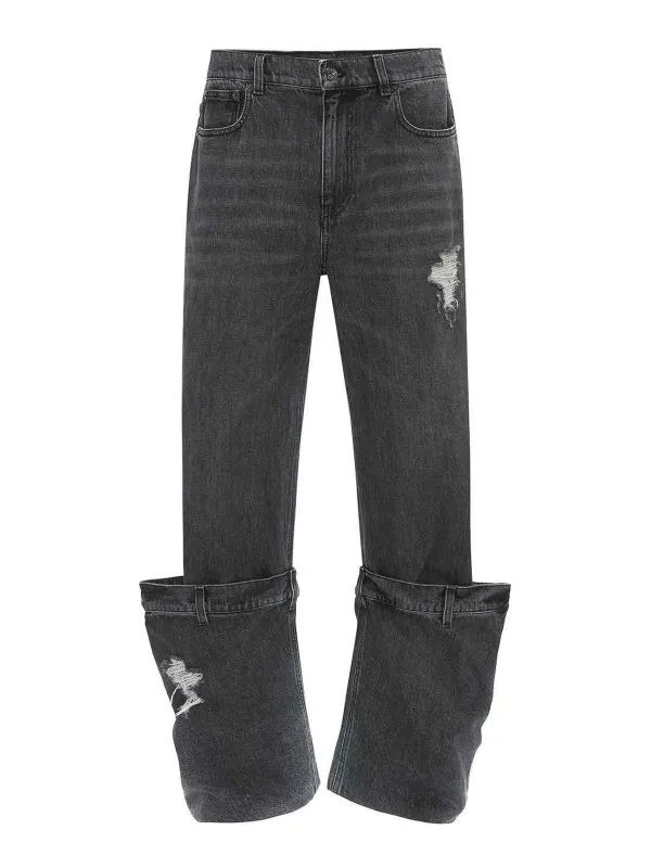 J.W. Anderson Jean Bootcut - Gris - Gris - Homme | DT0056PG1195929