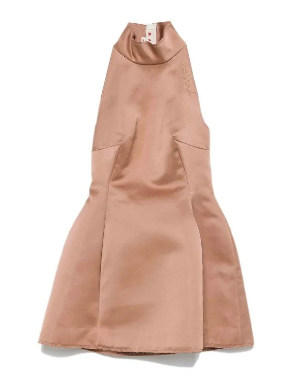 Marni Robe Courte - Marron - Marron - Femme | ABMA1353SYUTP78400M02